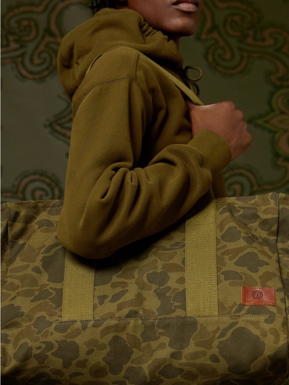 AE &Tru Kolors Camo Canvas Tote
